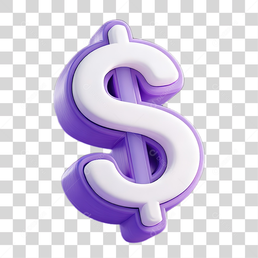 Ícone Símbolo Cifrão Dinheiro PNG Transparente