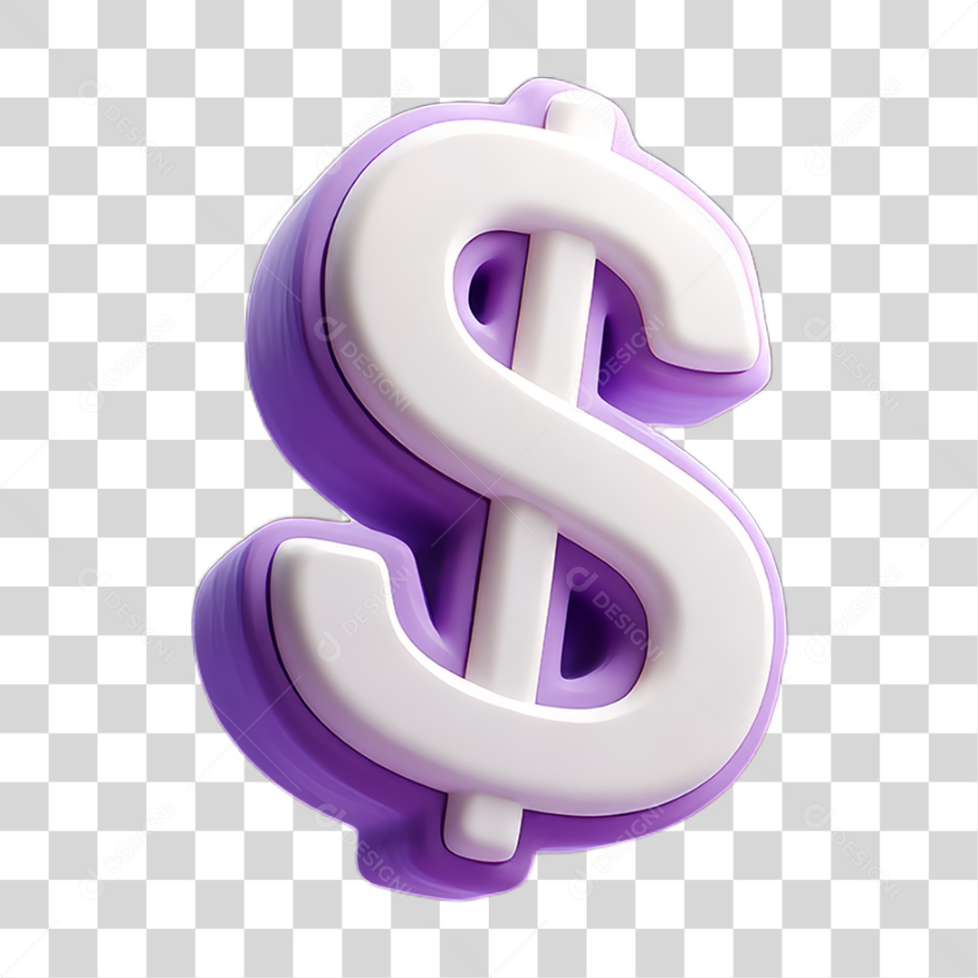 Ícone Símbolo Cifrão Dinheiro PNG Transparente