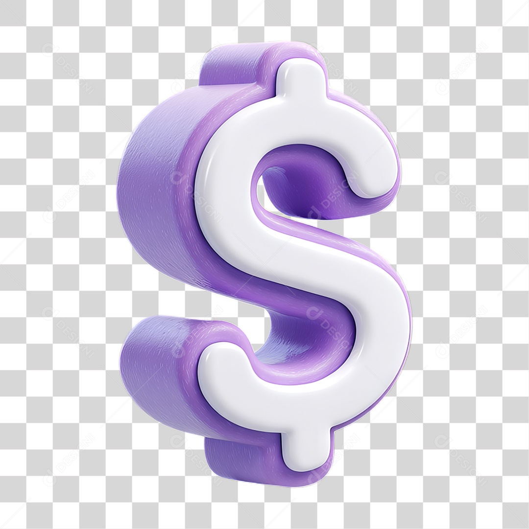 Ícone Símbolo Cifrão Dinheiro PNG Transparente