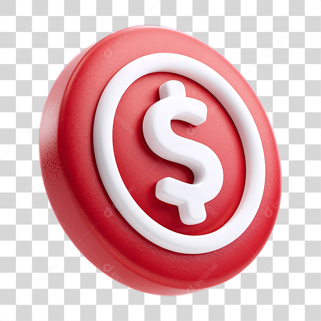 Ícone Símbolo Cifrão Dinheiro PNG Transparente