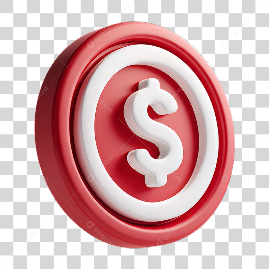 Ícone Símbolo Cifrão Dinheiro PNG Transparente