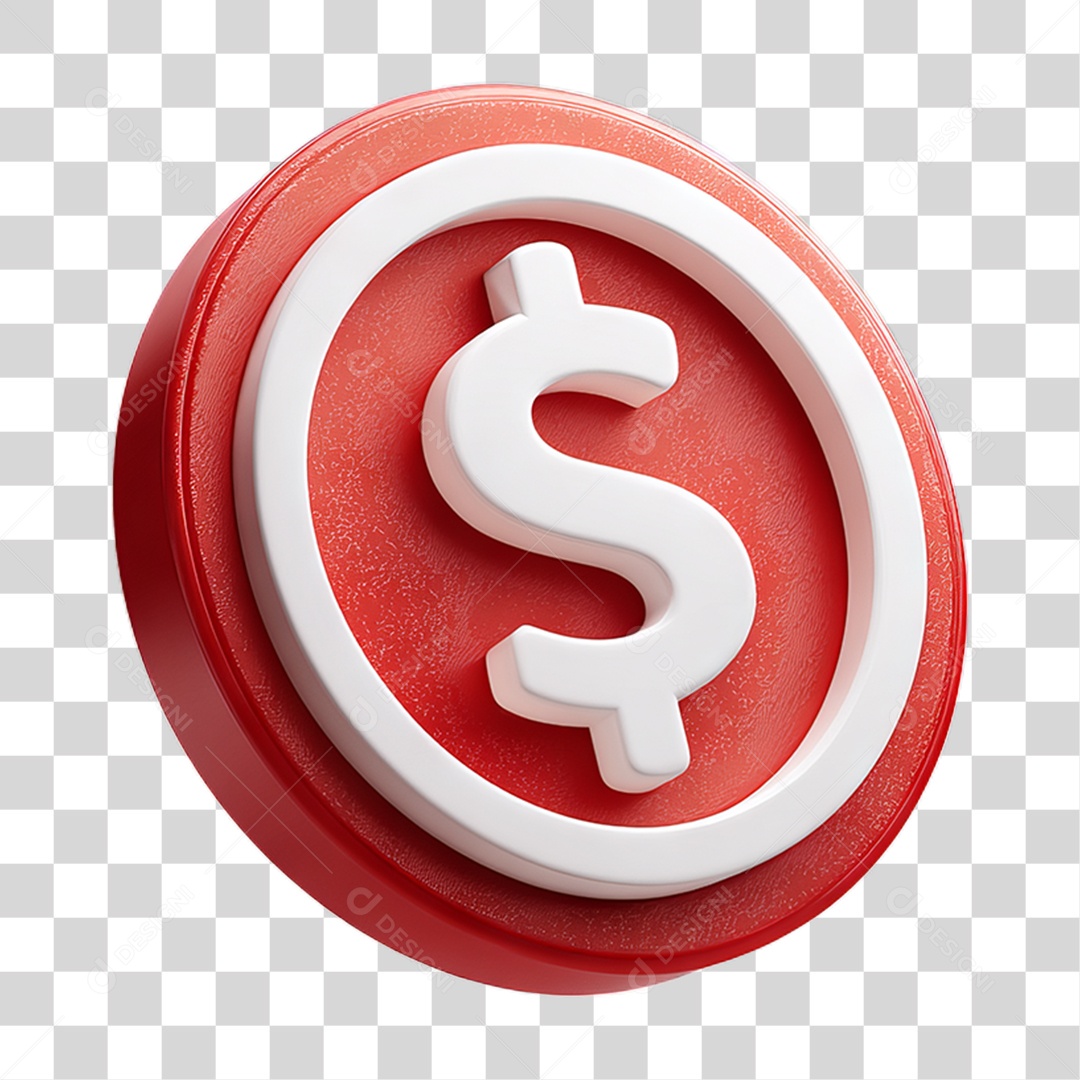 Ícone Símbolo Cifrão Dinheiro PNG Transparente