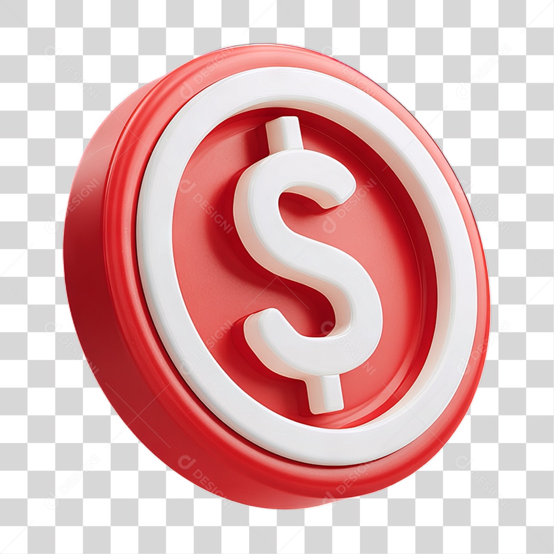 Ícone Símbolo Cifrão Dinheiro PNG Transparente