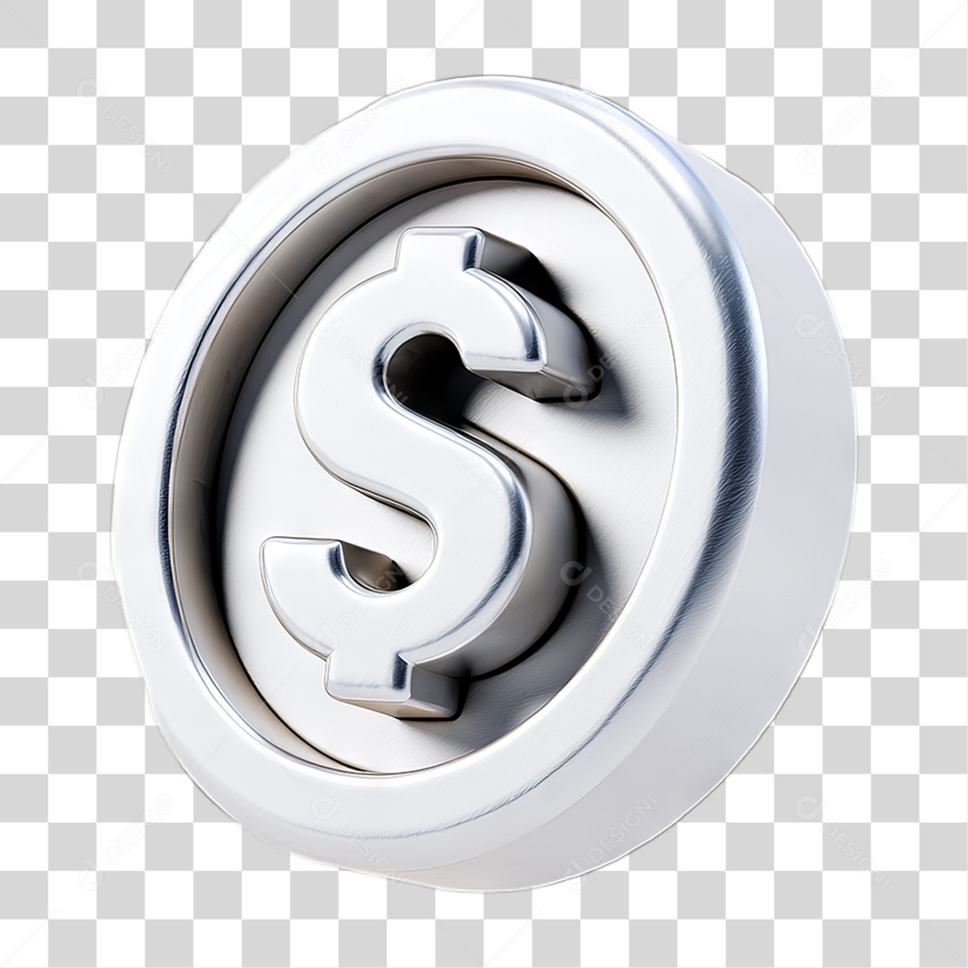 Ícone Símbolo Cifrão Dinheiro PNG Transparente