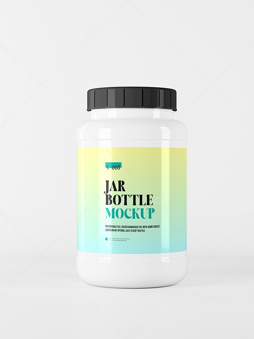 Mockup de Pote PSD Editável