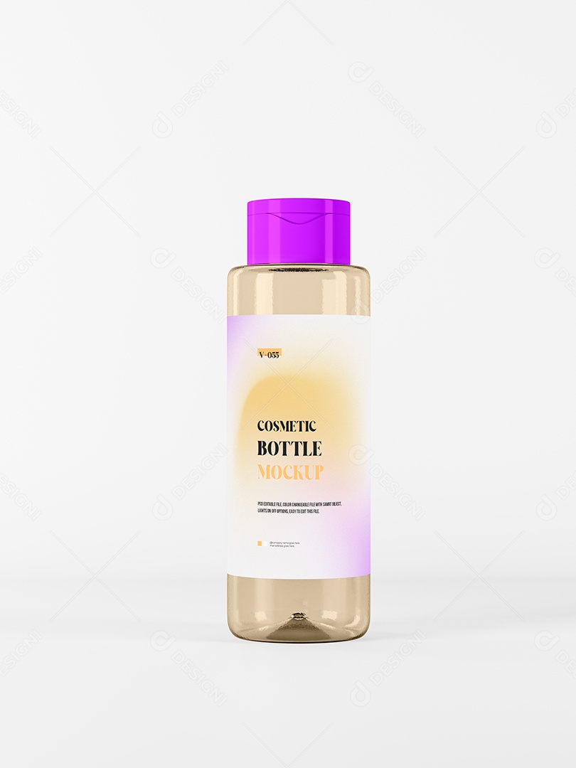 Embalagem de Cosmético Mockup PSD Editável