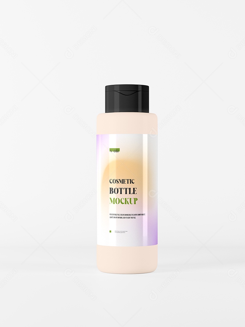 Embalagem de Cosmético Mockup PSD Editável