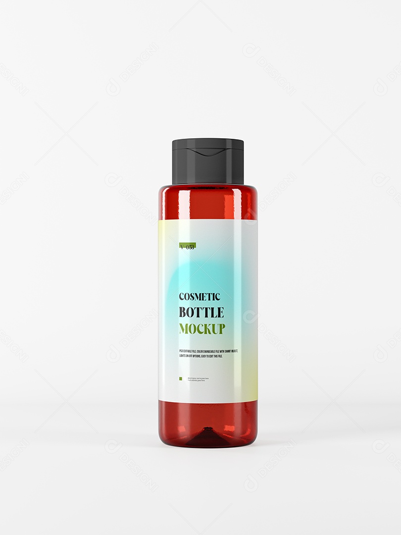 Embalagem de Cosmético Mockup PSD Editável