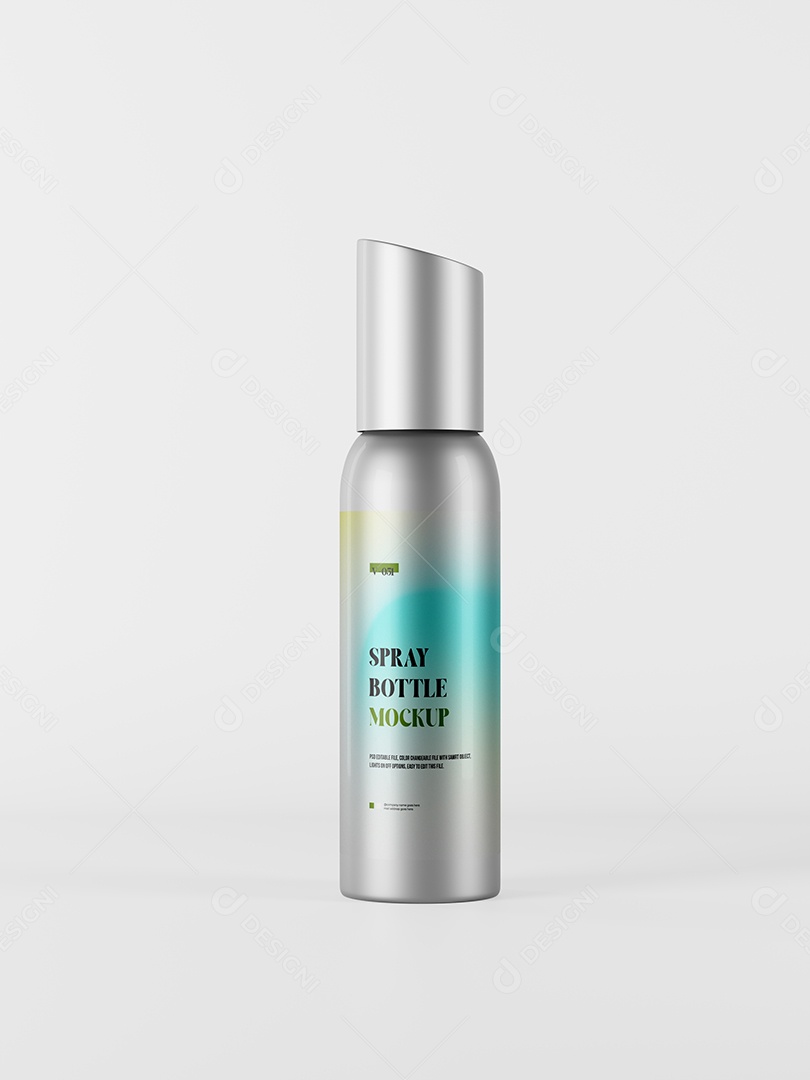 Frasco Mockup PSD Editável