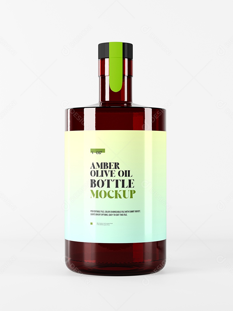 Litro de Vidro Mockup