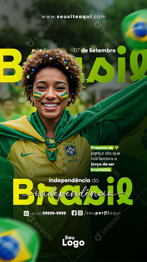 Store Dia da Independência do Brasil 07 de Setembro Social Media PSD Editável