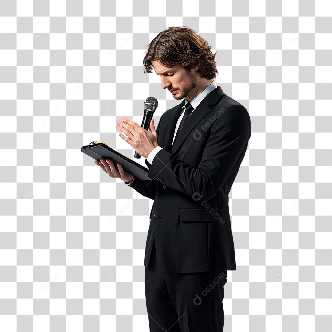 Foto Homem Orando PNG Transparente