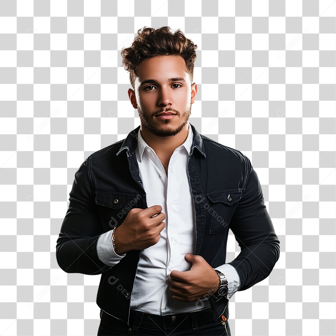 Foto Homem Modelo PNG Transparente