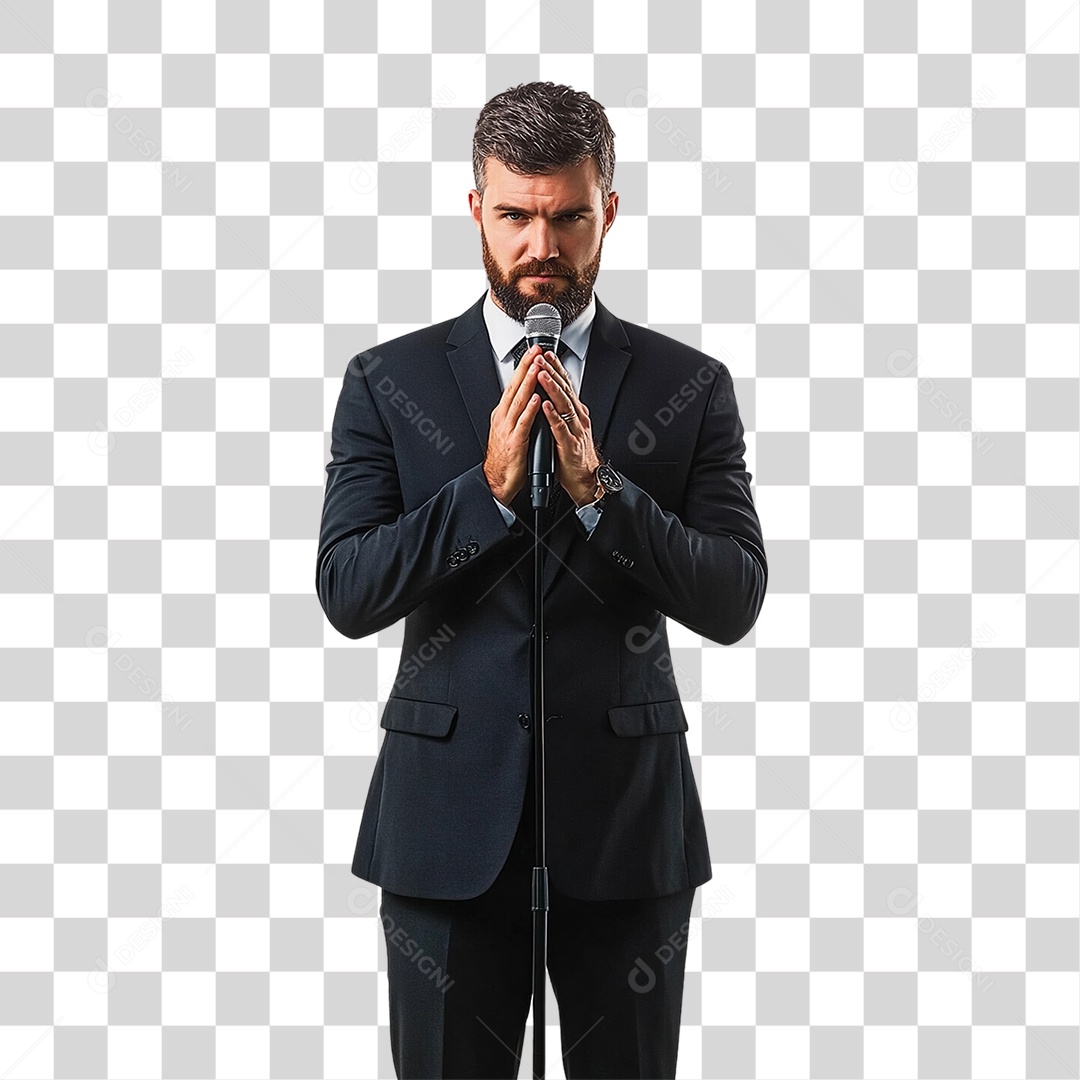 Foto Homem Orando PNG Transparente