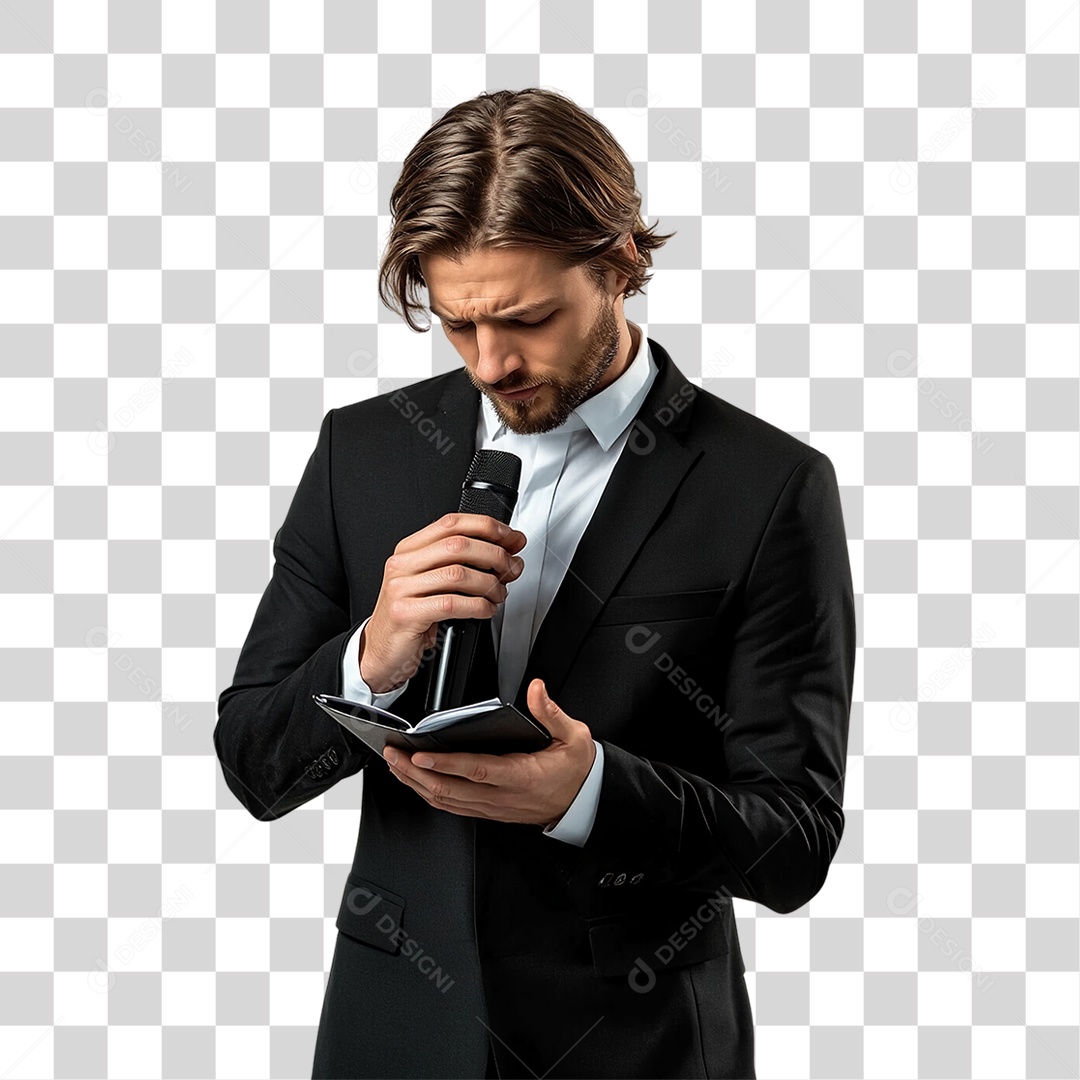 Foto Homem Orando PNG Transparente