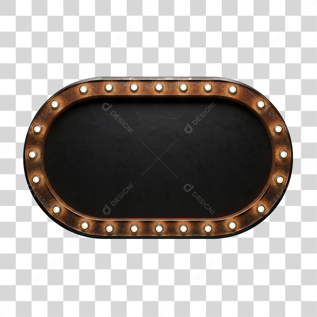 Placa de Metal PNG Transparente