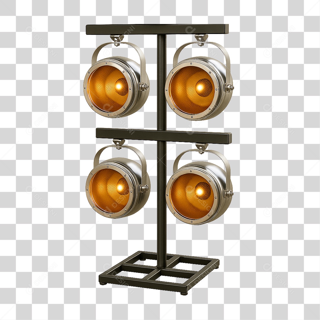 Holofotes Luzes Led PNG Transparente