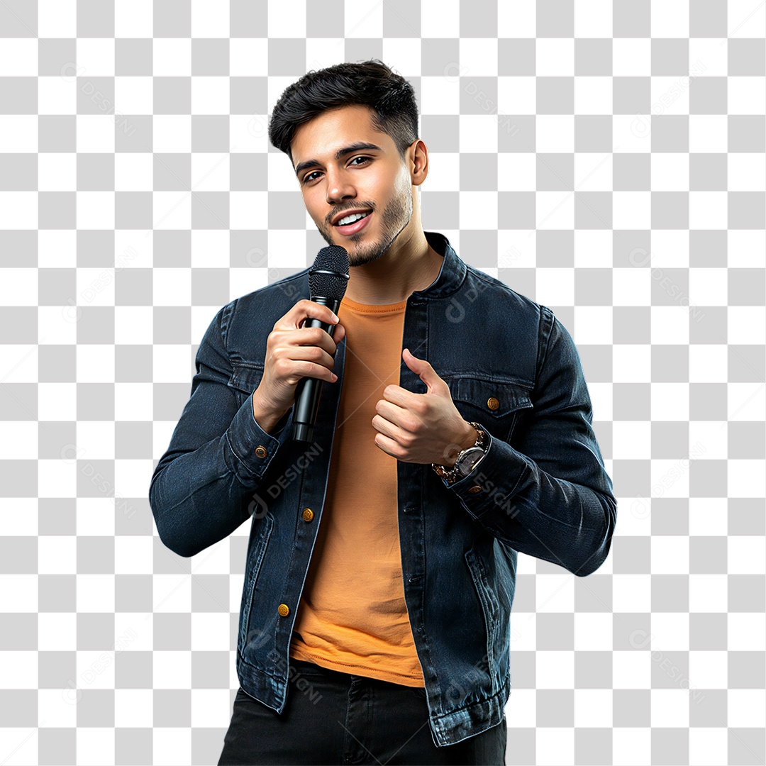Modelo Foto Artista PNG Transparente