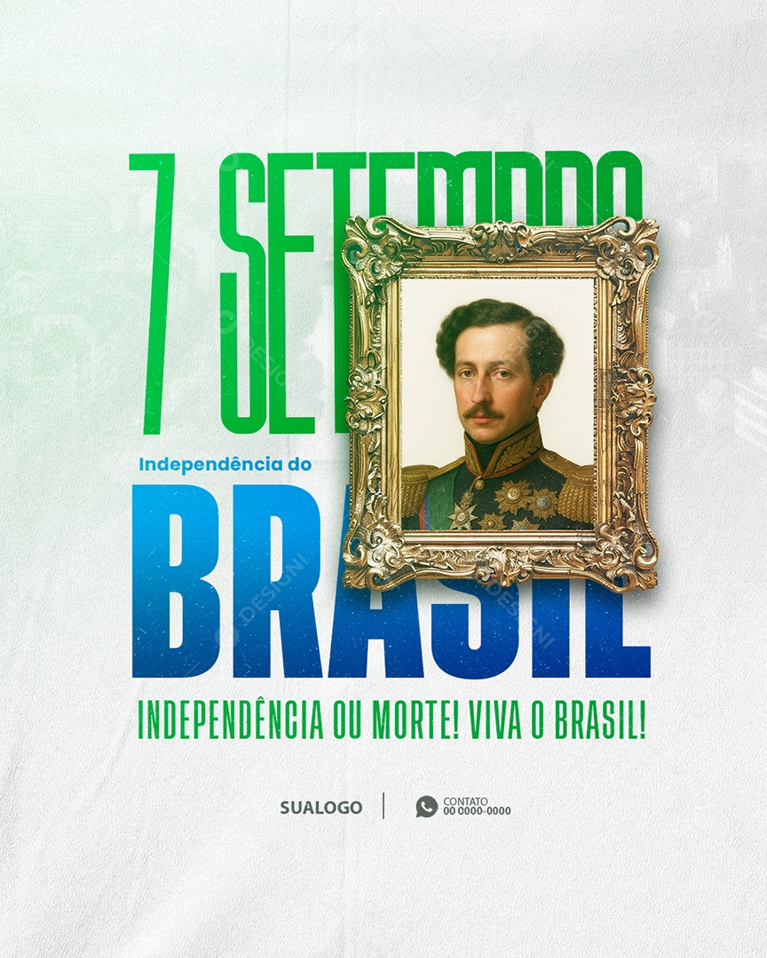 Dia da Independência do Brasil 07 de Setembro Social Media PSD Editável