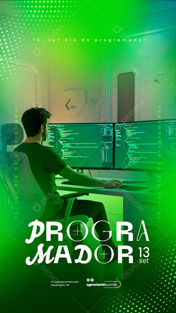 Story Dia do Programador 12 de Setembro Social Media PSD Editável