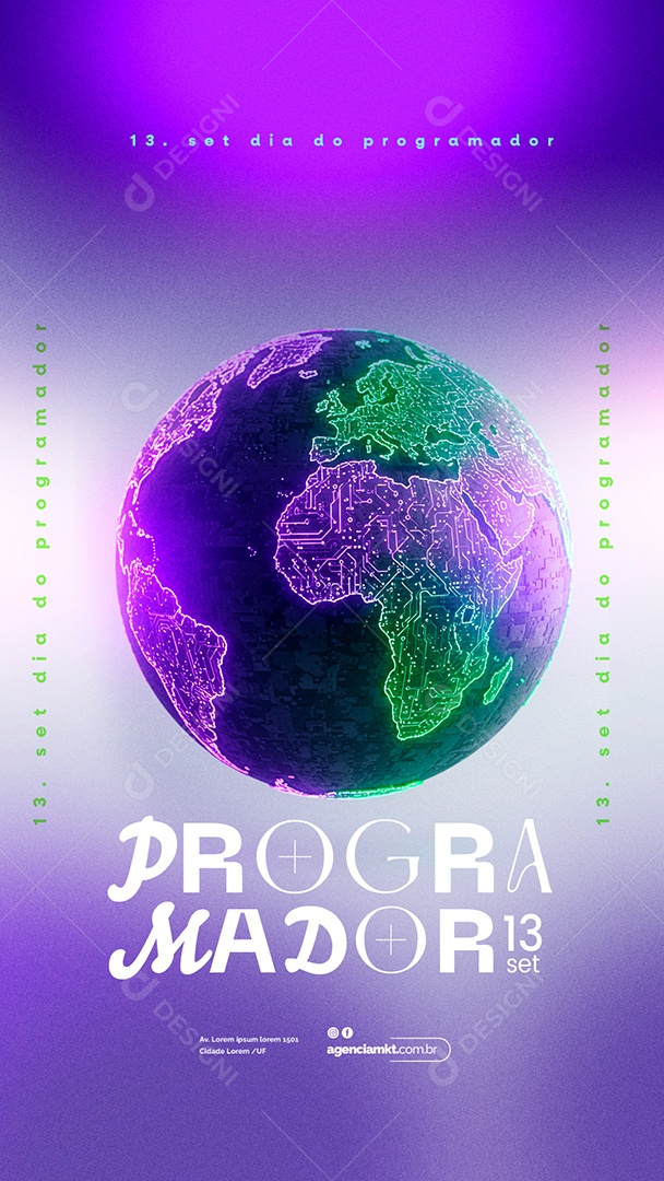 Story Dia do Programador 12 de Setembro Social Media PSD Editável