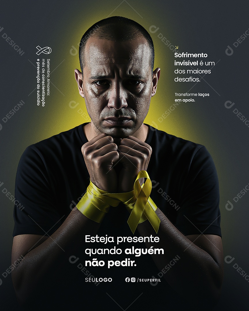 Setembro Amarelo Social Media PSD Editável
