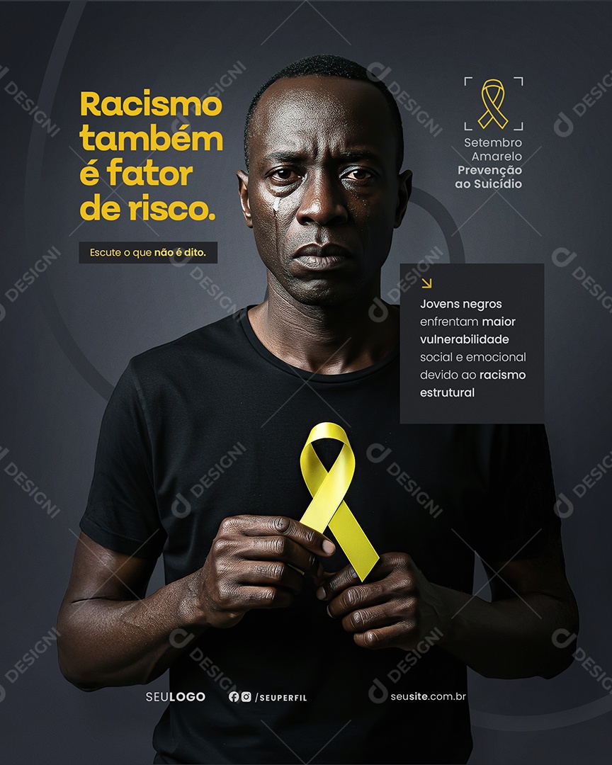 Setembro Amarelo Social Media PSD Editável