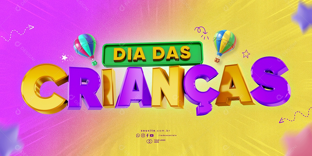 Story Dia das Crianças 12 de Outubro Social Media PSD Editável