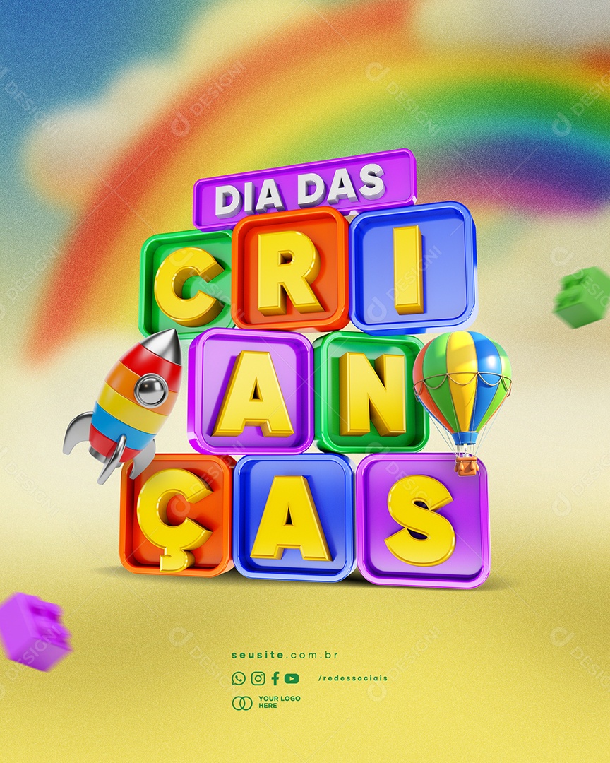 Story Dia das Crianças 12 de Outubro Social Media PSD Editável