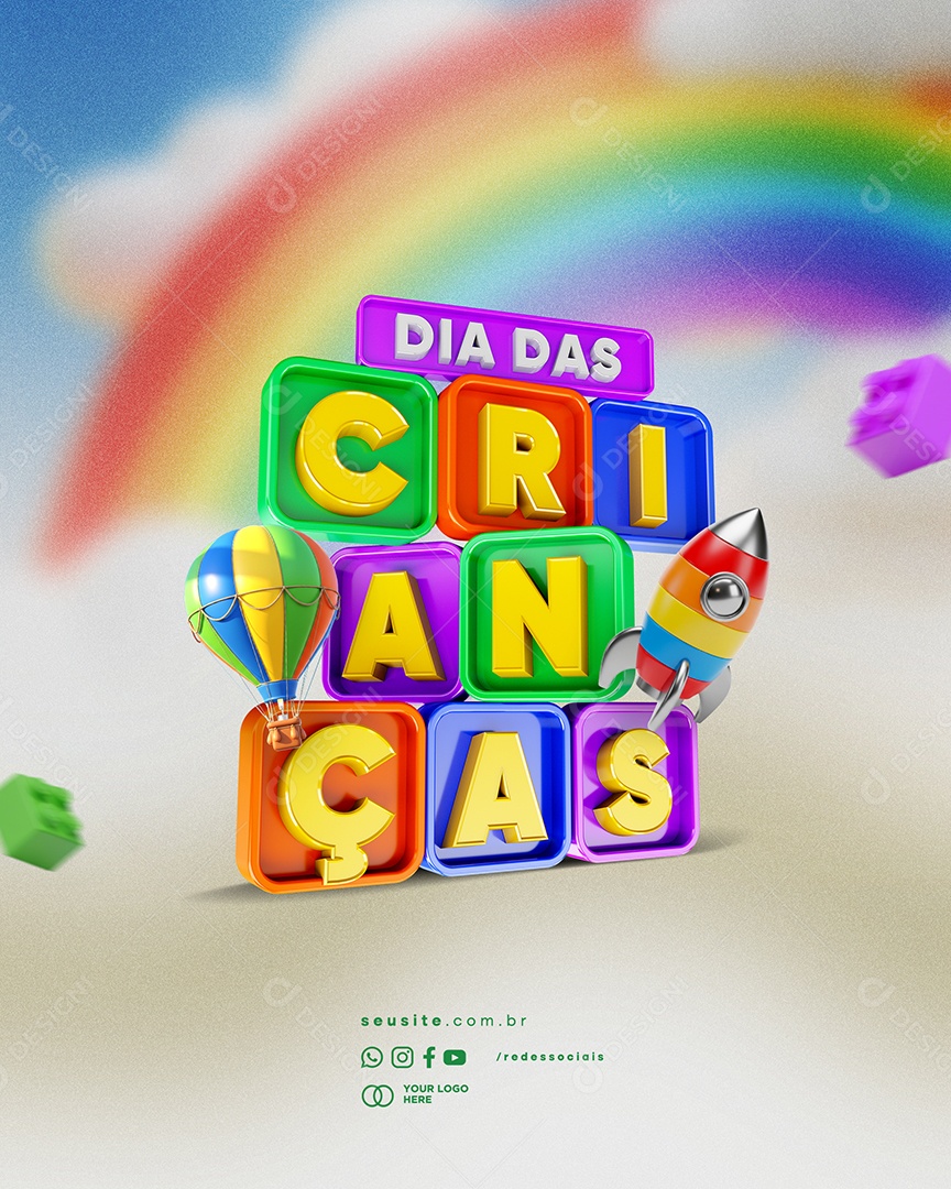 Story Dia das Crianças 12 de Outubro Social Media PSD Editável