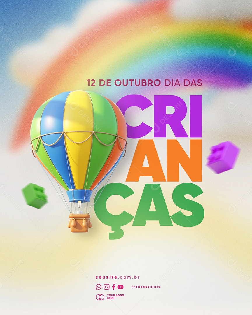 Story Dia das Crianças 12 de Outubro Social Media PSD Editável