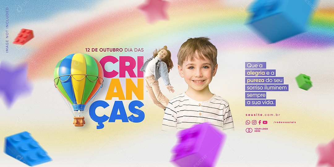 Dia das Crianças 12 de Outubro Social Media PSD Editável
