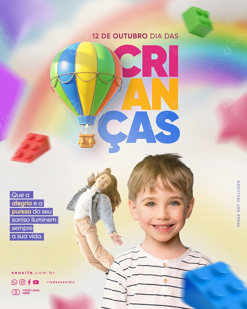 Story Dia das Crianças 12 de Outubro Social Media PSD Editável