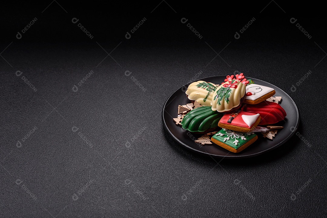 A imagem mostra madeleines, que são pequenos bolos tradicionais da culinária francesa