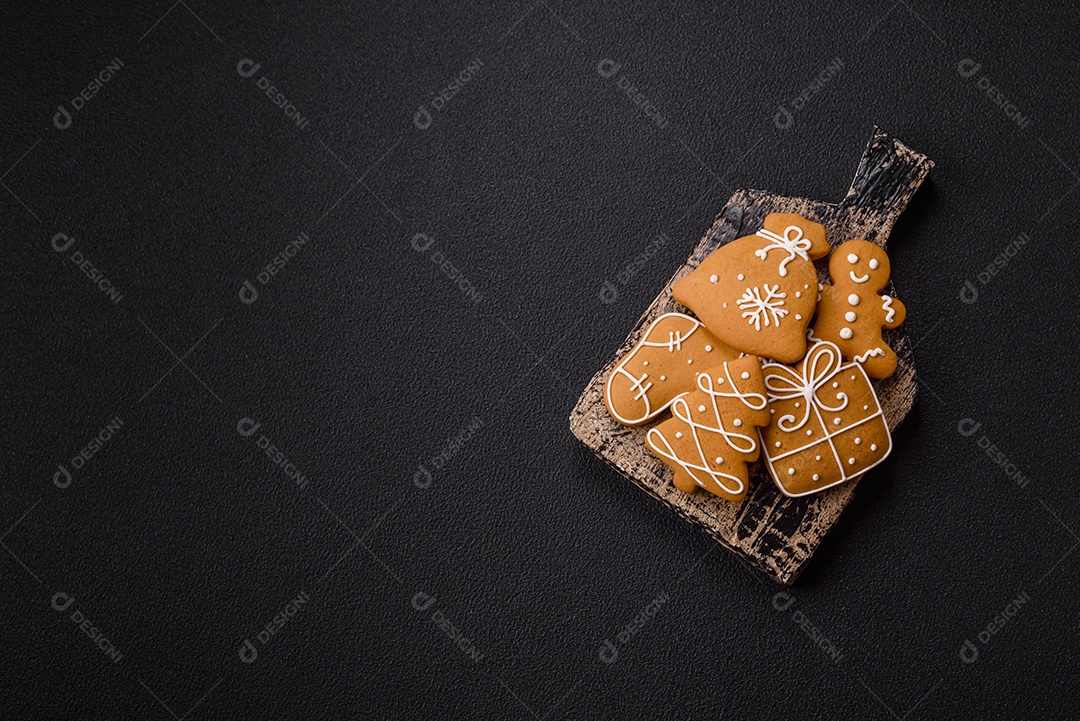 A imagem mostra madeleines, que são pequenos bolos tradicionais da culinária francesa