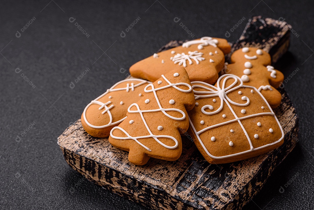 A imagem mostra madeleines, que são pequenos bolos tradicionais da culinária francesa