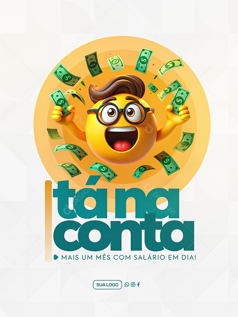 Pagamento tá na Conta Social Media PSD Editável