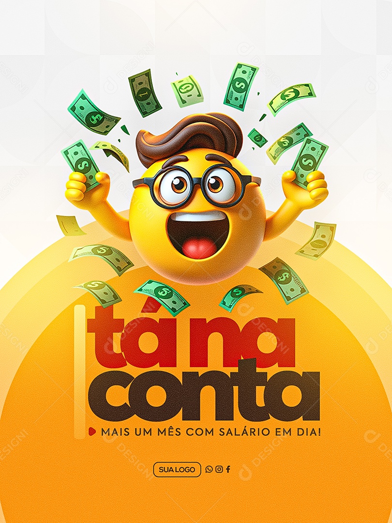 Pagamento tá na Conta Social Media PSD Editável