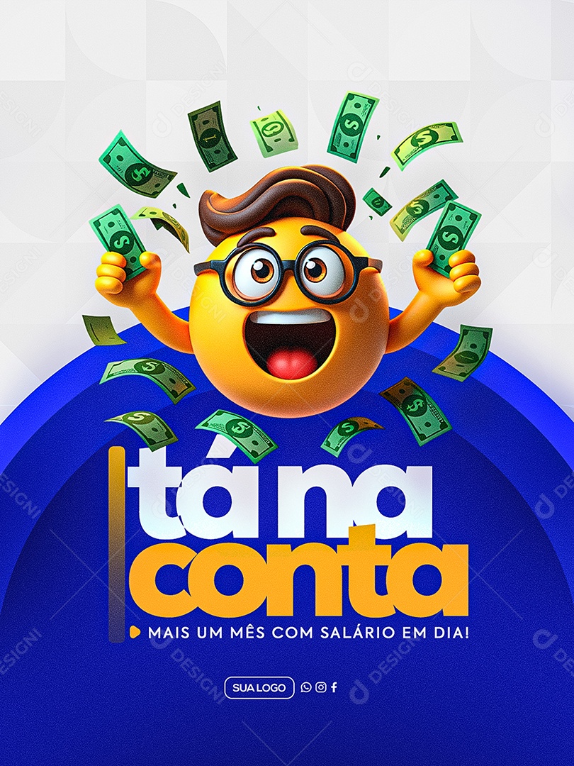 Pagamento tá na Conta Social Media PSD Editável