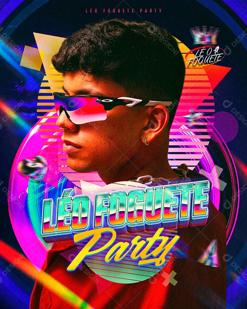 Feed Flyer leo Foguete Social Media PSD Editável