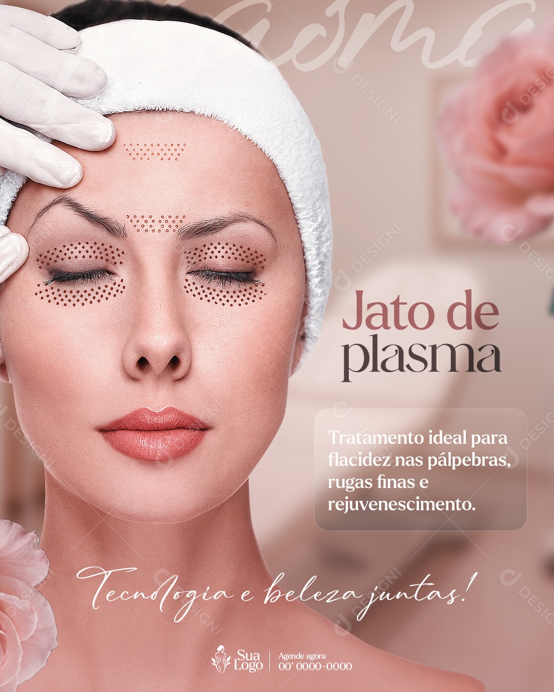 Clínica Jato de Plasma Social Media PSD Editável