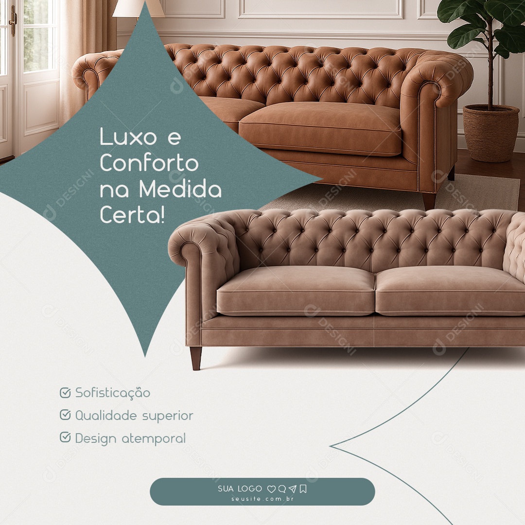 Móveis Planejados Social Media PSD Editável