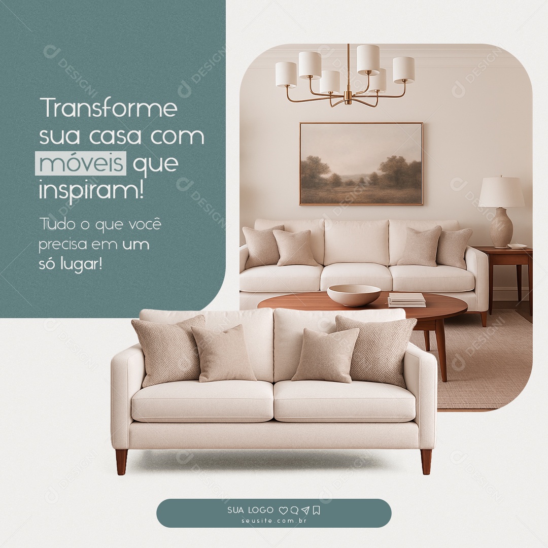 Móveis Planejados Social Media PSD Editável
