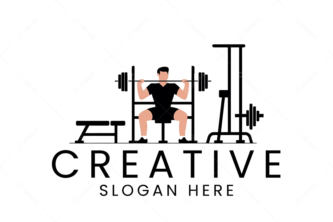 Modelo de Logo Academia Vetor EPS + AI Editável