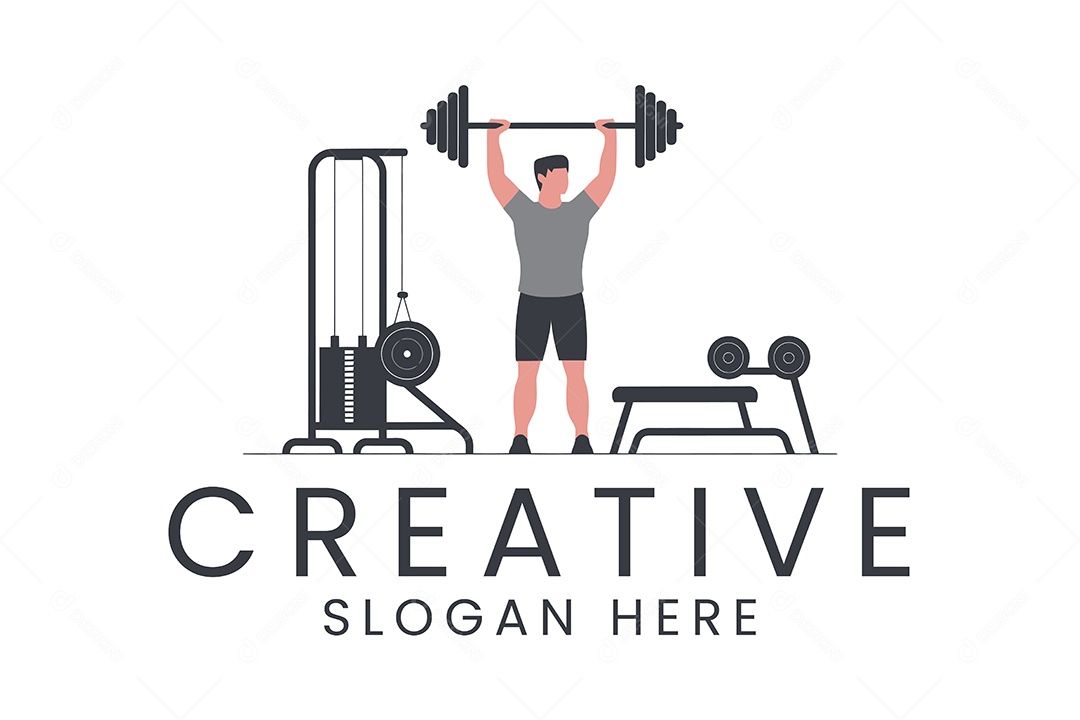 Modelo de Logo Academia Vetor EPS + AI Editável