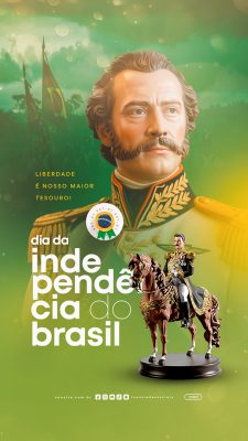 Story Dia da Independência do Brasil 07 de Setembro Social Media PSD Editável