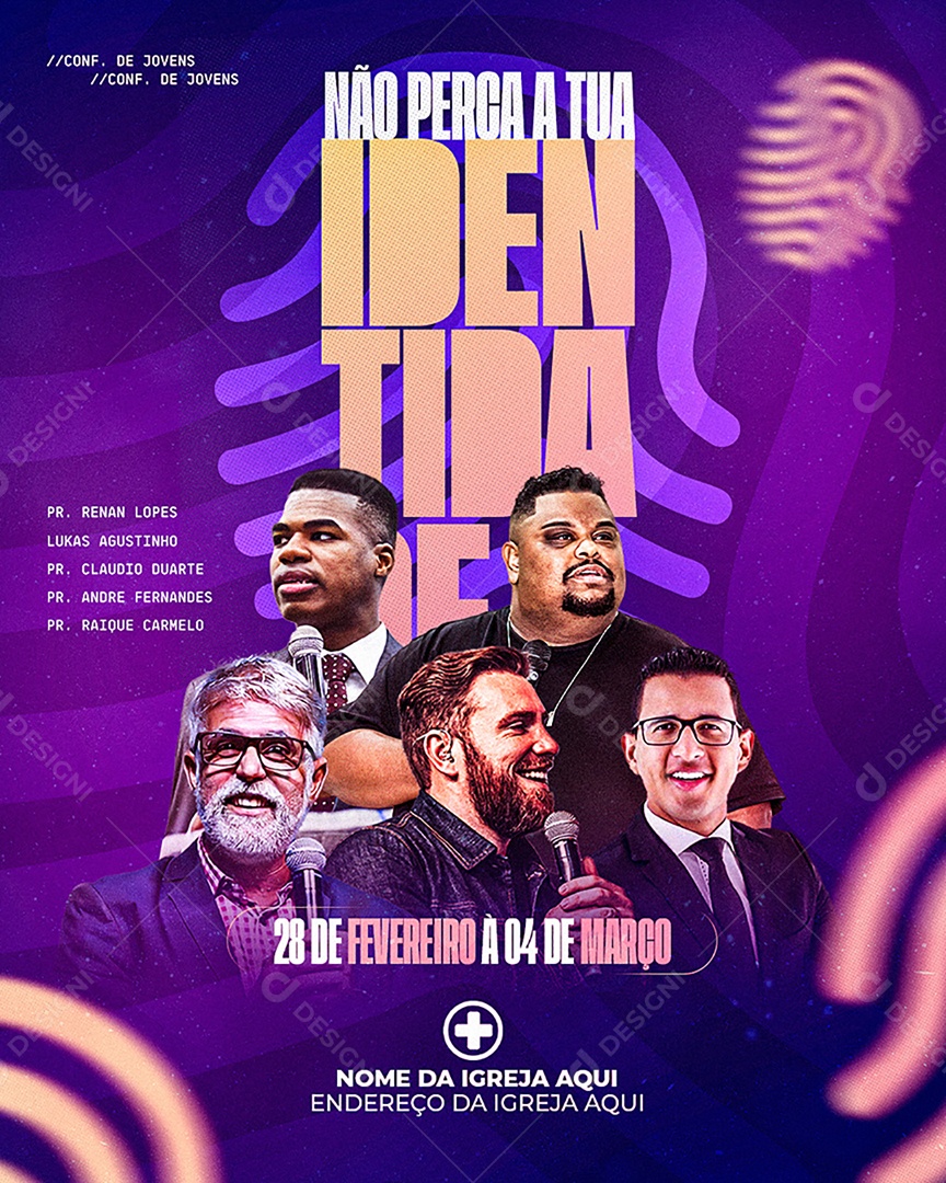 Story Não Perca a tua Identidade Social Media PSD Editável