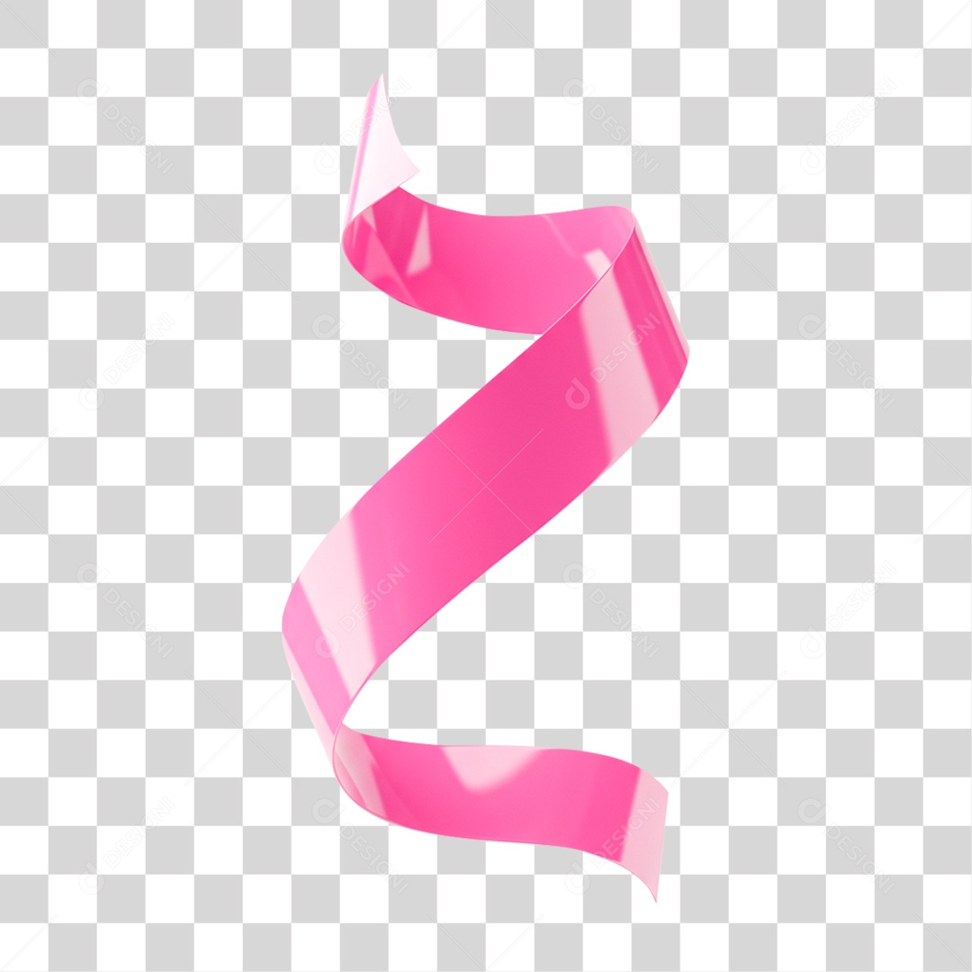 Fita Rosa PNG Transparente