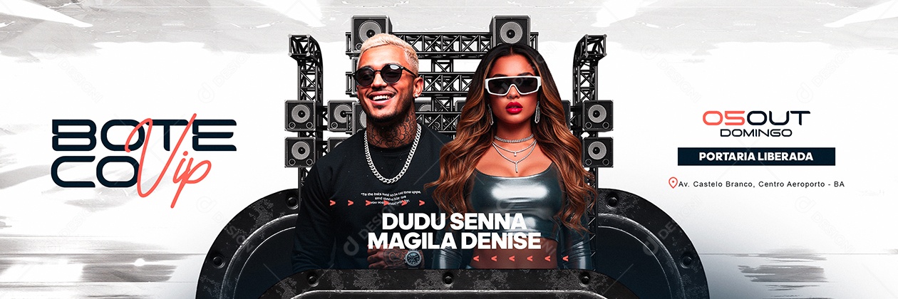 Carrossel Flyer Boteco Vip Portaria Liberada Social Media PSD Editável