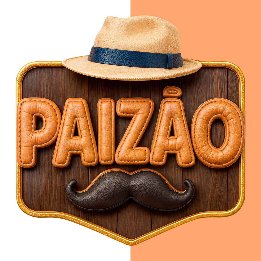 Selo 3D Paizão Para Composição PSD